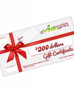 spa gift certificate